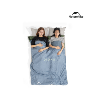 네이처하이크 초경량 침낭 + 파우치 세트 M, 블루, 1세트