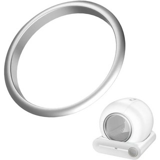 톤파이 자동 고양이 화장실 도어 부품 셀프 변기 교체, Silver Ring, 1개