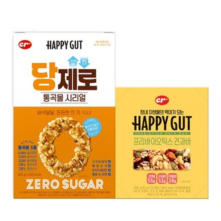 통곡물 당제로 시리얼&프로바이오틱스 견과바 세트 300g+360g, 1세트, 660g