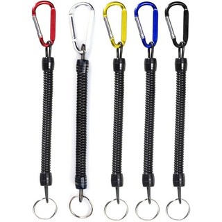 Hqzoomee 스프링줄 세트 다용도 이중고리 스프링줄 12cm 5PCS, 믹스 컬러의
