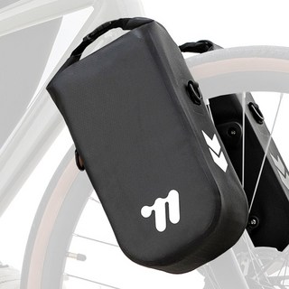 시그니처베이지 자전거 프론트 포크 백 가방 YPZ393, 블랙