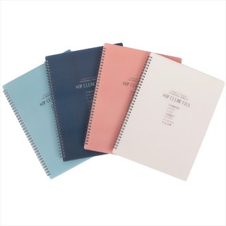 톡톡팬시 A4 스프링 클리어 파일 40p, 핑크, 2개