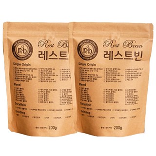 모닝 블렌드, 200g, 2개, 가는입자