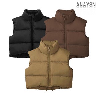 안나이슨 여성 24FW 크롭 패딩조끼 3종