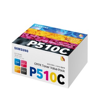 삼성 정품토너 CLT-K510S SL-C513 C513W C563W C563FW, 정품 CLT-P510C 밸류팩-4색세트, 1개
