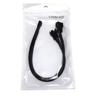(T-PWM-M2F) 쿨러 PWM 2분배 Y형 4P 케이블 26cm, 본상품선택, 1개