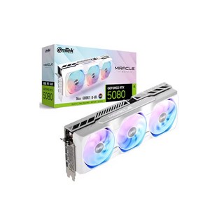 이엠텍 이엠텍 지포스 RTX 5080 MIRACLE WHITE D7 16GB
