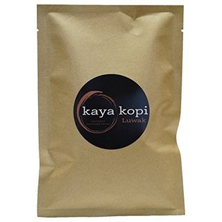Premium Kopi Luwak From Indonesia Wild Palm Civets 인도네시아 야생 야자 사향고양이산 프리미엄 코피 루왁 아라비카 커피 원두(코피 루왁 미디, 49g, 1개