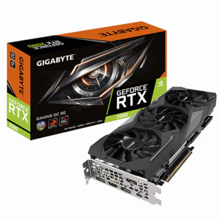 GIGABYTE 지포스 RTX 2080 GAMING D6 8GB 노멀 3팬 블랙중고