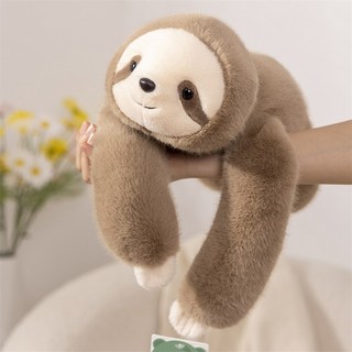 자세히 보기 이거내꺼 대롱대롱 나무늘보 인형 대형 동물 애착 모찌, 1개, 45cm