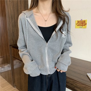 SAHINER 봄가을 여성 데일리 캐주얼 후드 집업 자켓 LAWY40