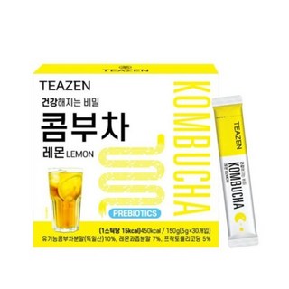 티젠 올리브영 꼼부 리얼 코스트코 콤부 차 티 효능 분말 가루 레몬맛 5g 30T