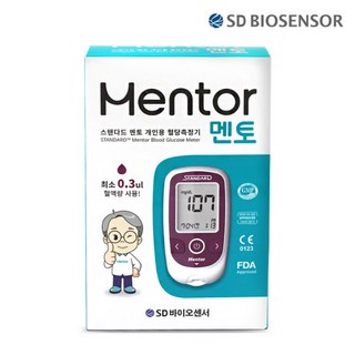 에스디바이오센서 멘토 혈당체크기 검사 기계