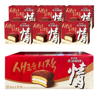 코스트코 오리온 초코파이 72개입 대용량, 2.808g, 12개