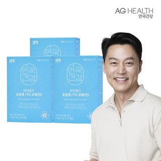 [안국건강] 아이메가 초임계 rTG 오메가3 30캡슐 3박스 (3개월분), 3개, 30정