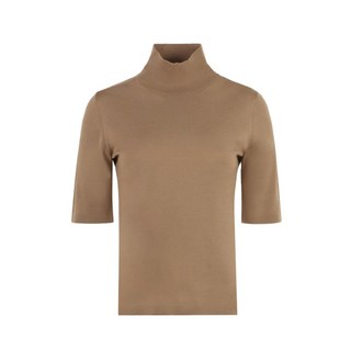 타임딜 [내일도착보장] 막스마라 니트 GIGI 지지 버진 울 반팔 터들넥 니트 카멜