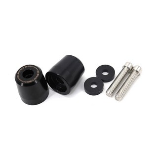 자전거 백미러 VOGE AC350 거울 DS 300 R125 10mm CNC 범용 바이크, 블랙/손잡이플러그, 1개