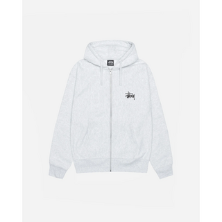 (매장 정품) 남여공용 스투시 베이직 스투시 후드 집업 애쉬 헤더 2024 1975000