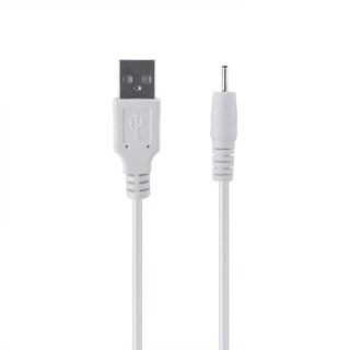 USB 전원 케이블 DC 5V 전원 공급 충전 아답터 전원선 연결선 2.0 x 0.6mm 화이트, 1m, 1개