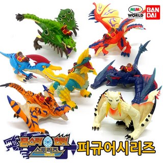 몬스터 헌터 스토리즈 피규어 7종 2+1이벤트 (2개 구매시 1종 랜덤발송), 진오우거, 1개