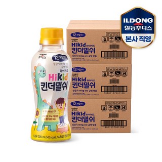후디스 하이키드 유아 킨더밀쉬 200ml, 72개