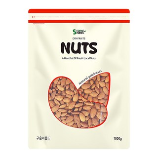 서래푸드 구운아몬드 1kg, 1개