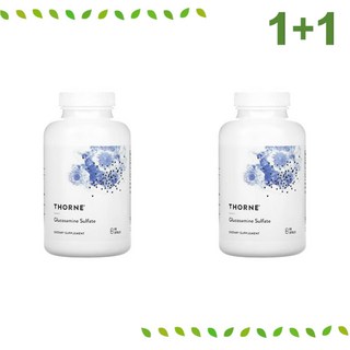 1+1 쏜리서치 글루코사민 500mg 180캡슐 염화칼륨 글리코사미노글리칸 히프로멜로오스, 180정, 2개