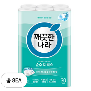 깨끗한나라 순수 디럭스 천연펄프 화장지