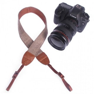 카메라 어깨끈 숄더 스트랩 DSLR 카메라끈 DD-12930, 브라운, 1개, 브라운