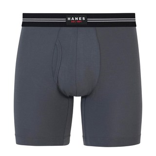 Hanes 남성용 퍼펙트 플렉스 통기성 복서 브리프 속옷 경량 럭스 모달 블렌드 서포트 파우치 1팩 블랙. XXL