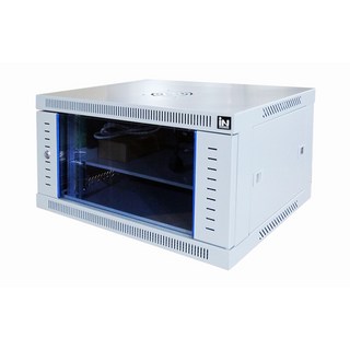[IN-H300] 아이보리색상 허브랙 통신랙 W600xD450xH300 6U 바퀴없음 선반1개 냉각팬1개 4구멀티탭1개, HR 본상품선택, 1개