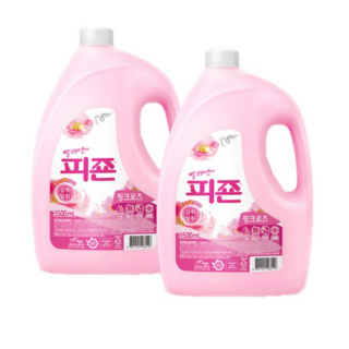 피죤 레귤러 섬유유연제 핑크로즈 본품, 3.5L, 2개
