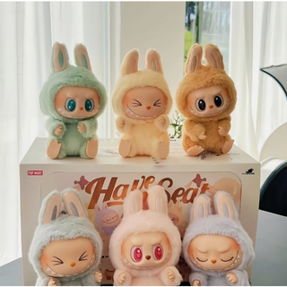 팝마트 라부부 키링 인형 2세대 선택가능 휴식 앉은 버전 Labubu Have a Seat