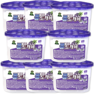 습기제거제 제습제 산도깨비 물도깨비 라벤더향 (제습량500ml), 32개, 500ml