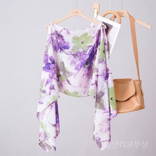꽃무늬 풀 오버 블라우스 도트 패턴 무늬 여성 망토 스카프 디자인