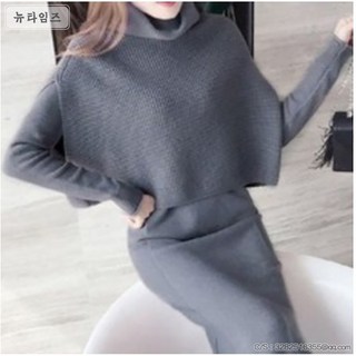 롱원피스+폴라니트세트dodo24