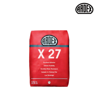 독일 ARDEX X27 아덱스 프리미엄 고성능 탄성 스톤 타일접착제 벽 바닥용 15kg, 프리미엄 고탄성 타일접착제(벽/바닥용), 1개