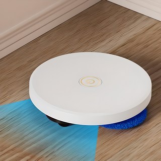 Smart Go 무선 스마트 로봇물걸레청소기 듀얼 스윙 자동회전, 화이트