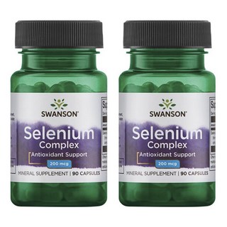 스완슨 셀레늄 컴플렉스 200mcg 캡슐, 90정, 2개