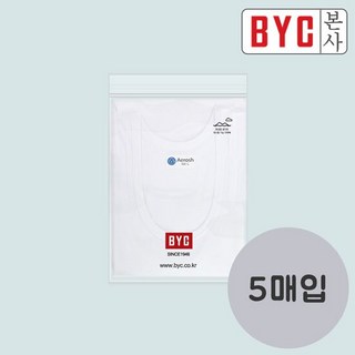 BYC 에어로쉬 5매입 티반 OEW0006 상품 이미지