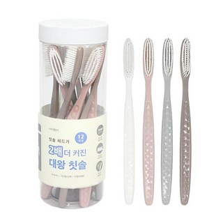 나무이야기 대왕칫솔 12개 x1박스 큰칫솔 왕칫솔 왕타칫솔 미세모대왕칫솔 왕헤드칫솔, 1박스