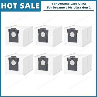 호환 부품 Dreame L10s Ultra Gen 2 / L30s L30 Pro 교체 액세서리 메인 사이드 브러시 헤파 필터 걸레 천 먼지 봉투 1084176, 1개