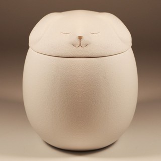 강아지 유골함 반려동물 장례함 도자기 유골 보관함 500ml, 1개, 1개