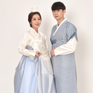 한복대여 우리빔 커플한복 - 여우각시(사이즈는 전화로 문의주세요) 커플한복대여 한복 세트