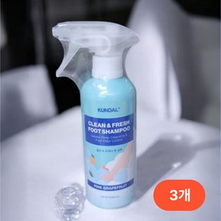 (2+1)쿤달 클린 앤 프레쉬 풋샴푸 400ml 허브민트 + 바디로션 100ml+디퓨저 증정, (2+1)쿤달 클린 앤 프레쉬 풋샴푸 400ml 허브민