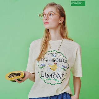 베네통 슬럽 티셔츠 BATSA7531