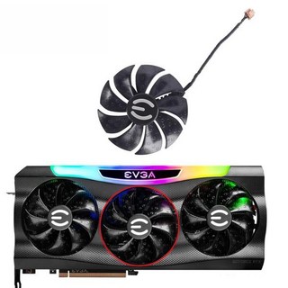 EVGA RTX 3070 3080 TI 3090 FTW3 울트라 GPU 쿨링 팬용 인로버트 PLD09220S12H 그래픽 카드 팬 교체(팬 풀 세트), Fan-B