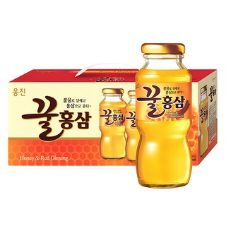 웅진 꿀 홍삼 혼합 음료, 180ml, 12개