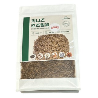 키니즈 국내산 지리산 건조밀웜 고슴도치 햄스터 새 토끼 강아지 고양이 간식 사료토핑, 1개, 150g