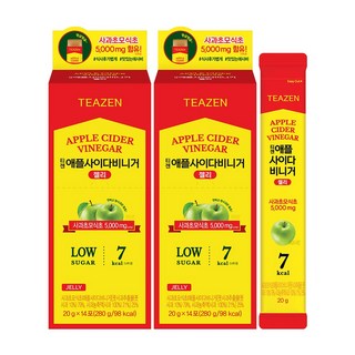 티젠 애플사이다 비니거 젤리 14스틱, 20g, 28개